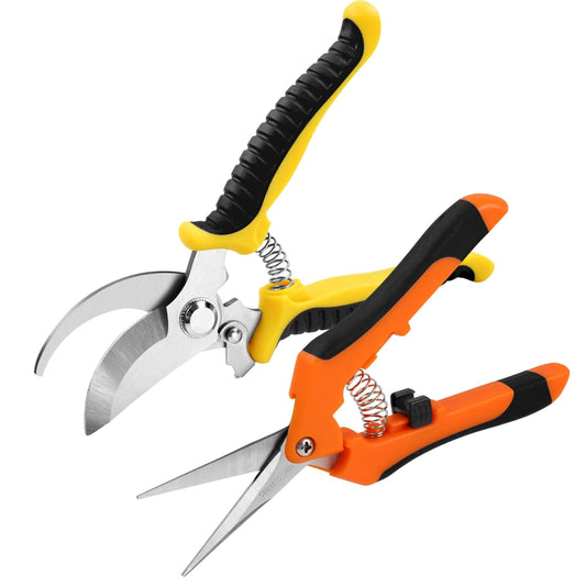 2 Pack Pruning Shears, Garden Shears, Stainless Steel Pruning Shears for Gardening, Garden Clippers, Gardening Tools Scissors with Soft Grip Handle Orchid Potting Mix Amazon 2 Pack 