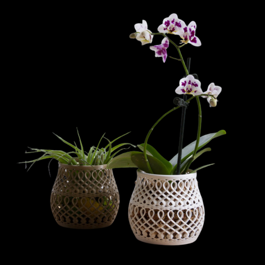 Artistry Collection: Orchids 3D Pot