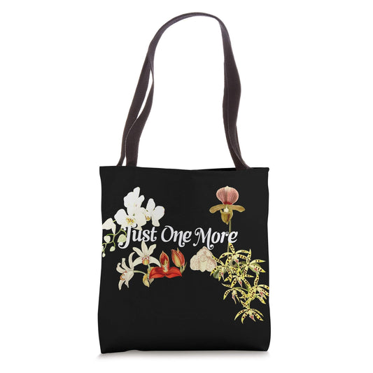 A Collector’s Gift: Just One More Orchid Gift for Orchid Lovers Tote Bag Gifts Amazon 16 inches 