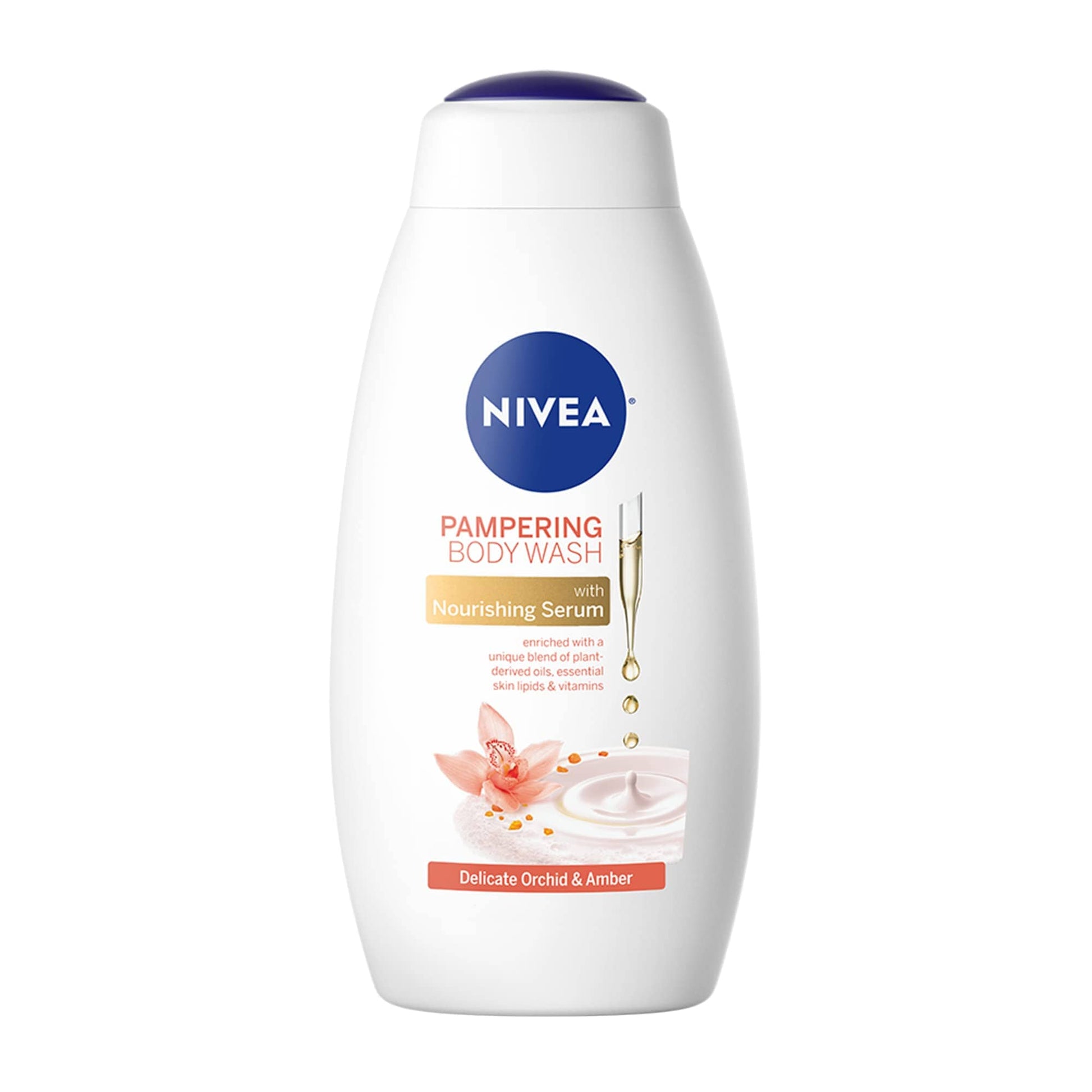 A Collector’s Gift: Nivea Delicate Orchid and Amber Body Wash with Nourishing Serum, 20 Fl Oz Bottle Gifts Amazon Amber 20 Fl Oz (Pack of 1) 