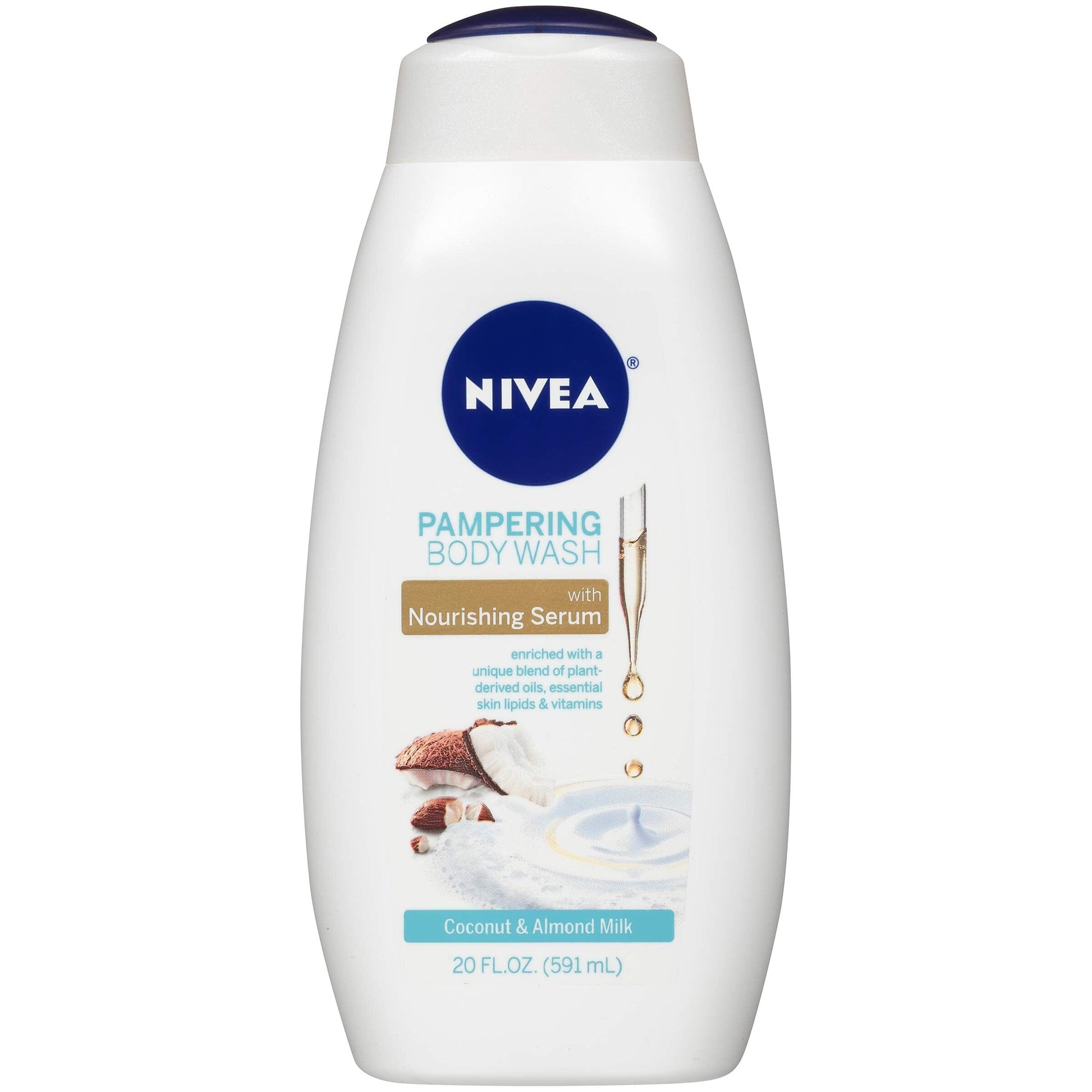 A Collector’s Gift: Nivea Delicate Orchid and Amber Body Wash with Nourishing Serum, 20 Fl Oz Bottle Gifts Amazon Coconut / Almond Milk 20 Fl Oz (Pack of 1) 