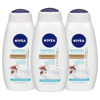 A Collector’s Gift: Nivea Delicate Orchid and Amber Body Wash with Nourishing Serum, 20 Fl Oz Bottle Gifts Amazon Coconut / Almond Milk 60 Fl Oz (Pack of 1) 