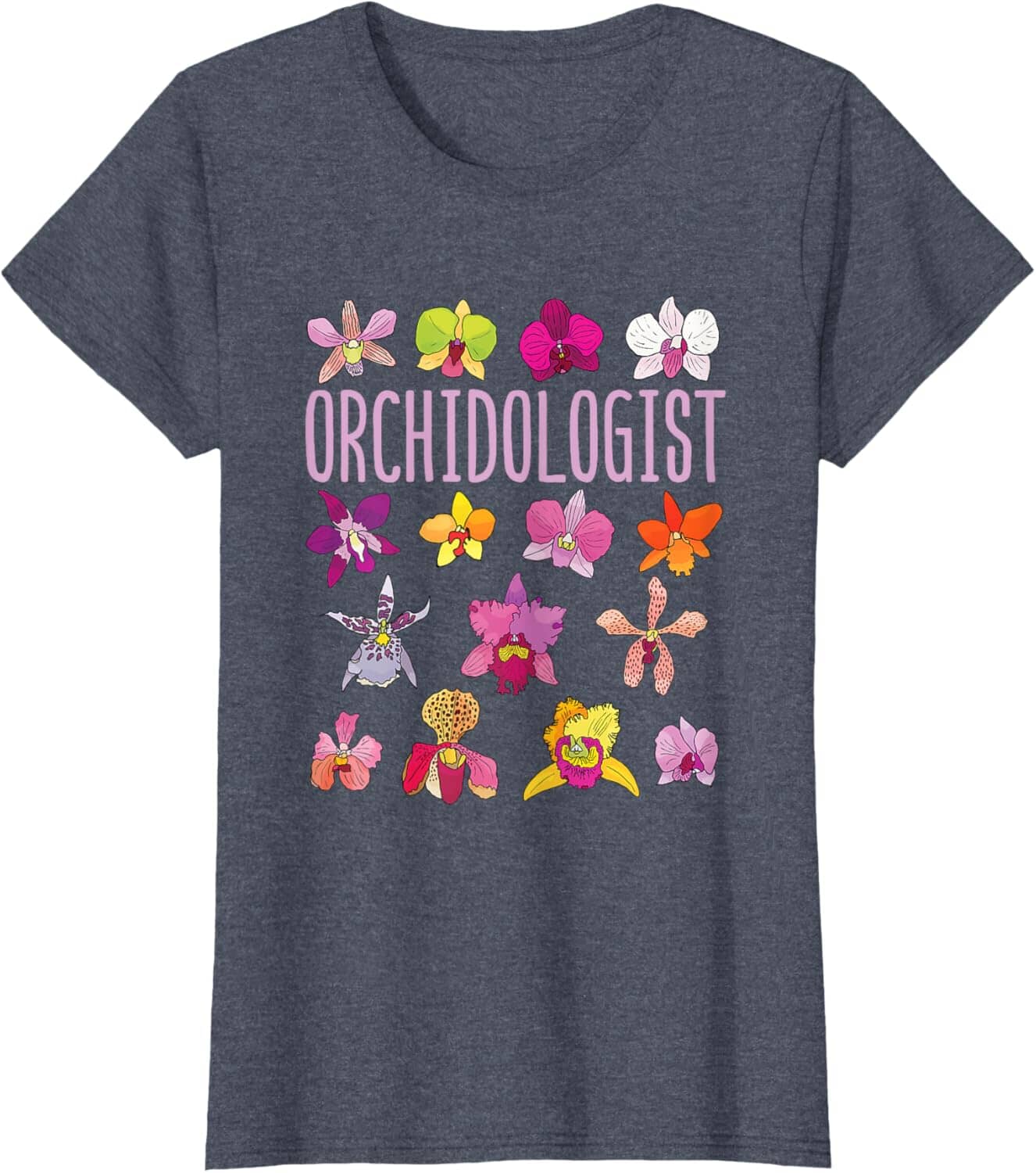 A Collector’s Gift: Orchidologist Orchid Lover Orchids Flower Garden Gardening T-Shirt Gifts Amazon 