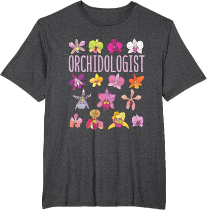 A Collector’s Gift: Orchidologist Orchid Lover Orchids Flower Garden Gardening T-Shirt Gifts Amazon 