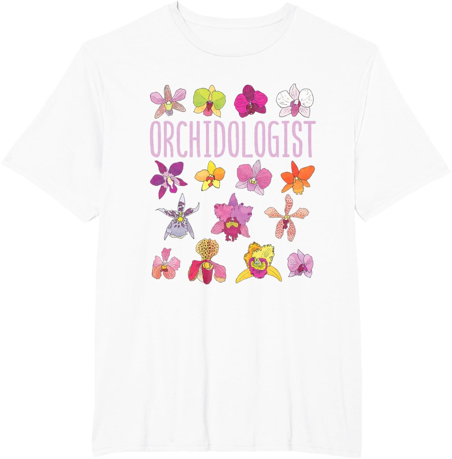 A Collector’s Gift: Orchidologist Orchid Lover Orchids Flower Garden Gardening T-Shirt Gifts Amazon 