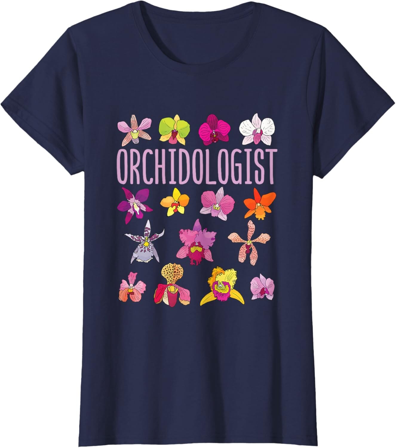 A Collector’s Gift: Orchidologist Orchid Lover Orchids Flower Garden Gardening T-Shirt Gifts Amazon 