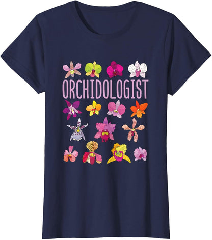 A Collector’s Gift: Orchidologist Orchid Lover Orchids Flower Garden Gardening T-Shirt Gifts Amazon 