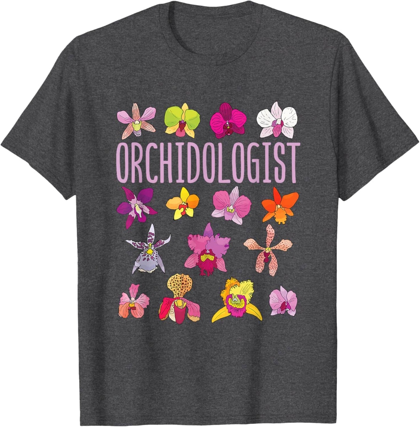 A Collector’s Gift: Orchidologist Orchid Lover Orchids Flower Garden Gardening T-Shirt Gifts Amazon 