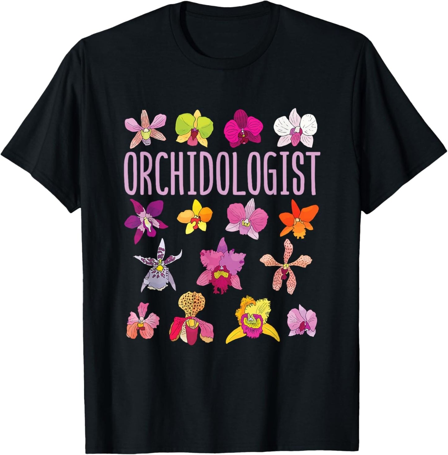 A Collector’s Gift: Orchidologist Orchid Lover Orchids Flower Garden Gardening T-Shirt Gifts Amazon 