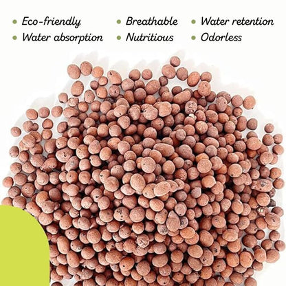 Clay Pebbles for Hydroponic Growing - 5 Liters (2 Pounds) - Organic Expanded Clay Balls for Plants - PH Neutral Leca for Plants - Aquaponics and Hydroponics Supplies in a Resealable Storage Bag Orchid Potting Mix Amazon 