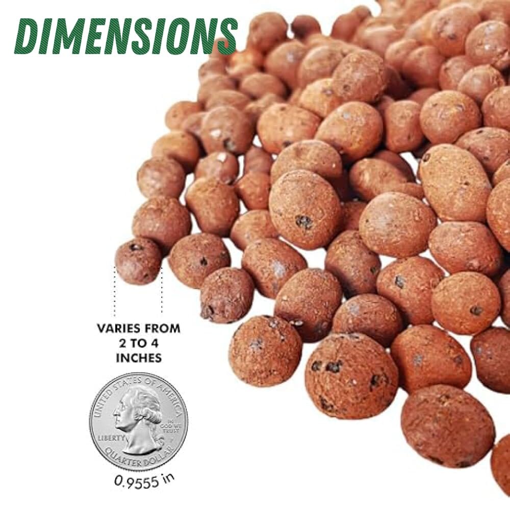 Clay Pebbles for Hydroponic Growing - 5 Liters (2 Pounds) - Organic Expanded Clay Balls for Plants - PH Neutral Leca for Plants - Aquaponics and Hydroponics Supplies in a Resealable Storage Bag Orchid Potting Mix Amazon 