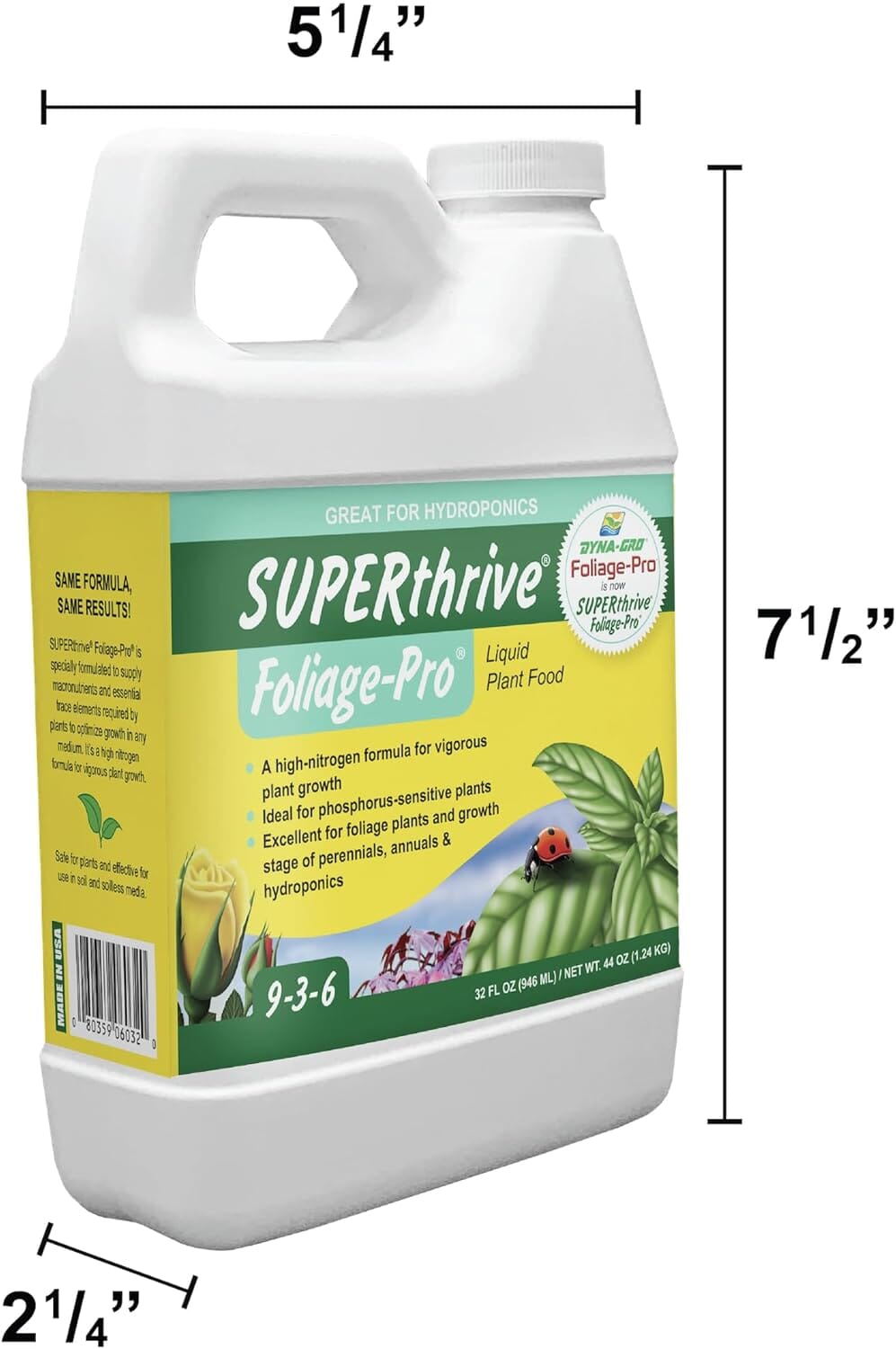 Fertilizer Additives: Dyna Gro Foliage Pro 32oz 1 Quart Liquid Plant Dyna Gro Fertilizer Bloom Grow Fertilizer Amazon 