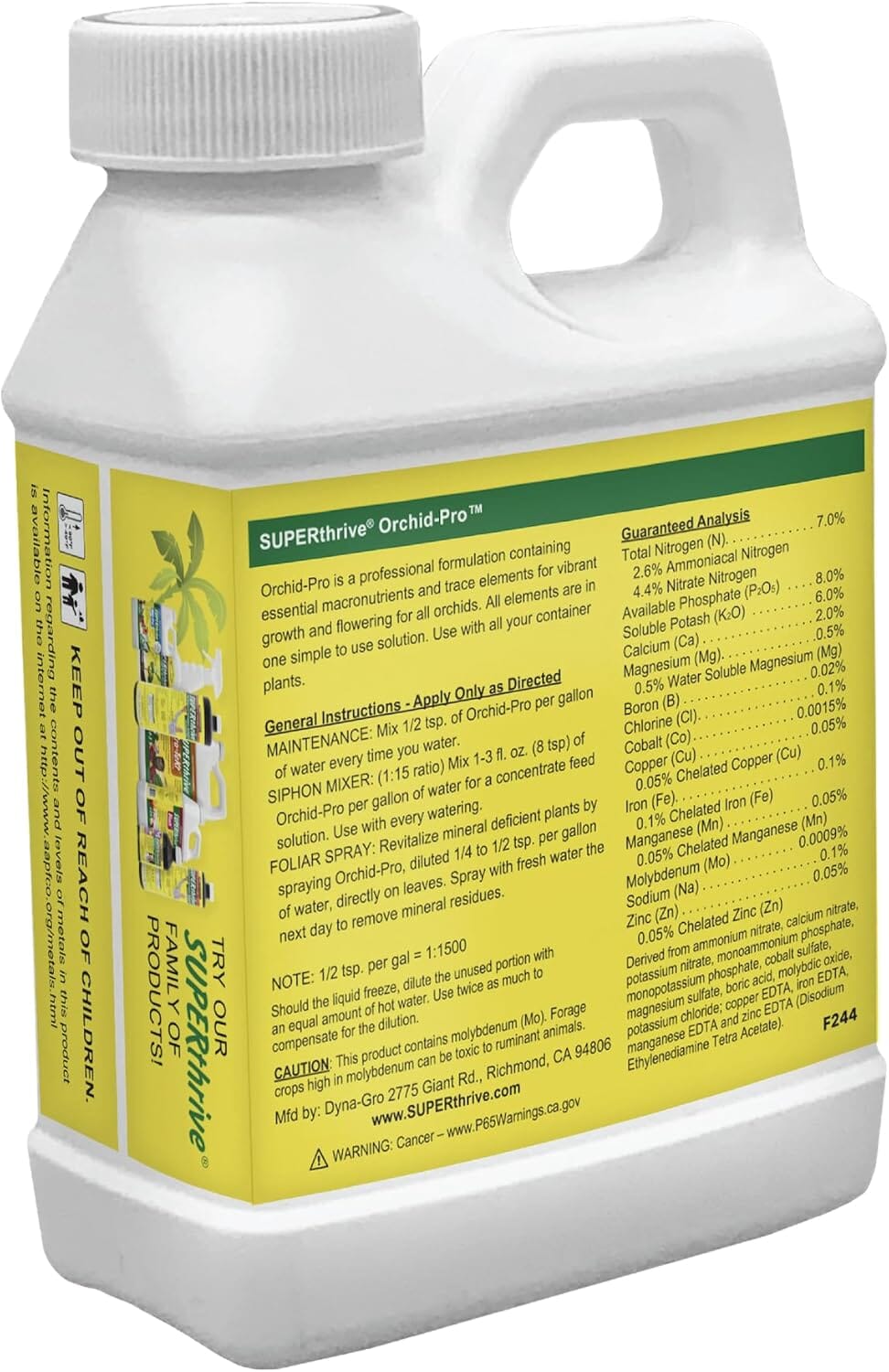 Fertilizer Additives: Dyna-Gro ORC-008 Fertilizer, 8-Ounce, White Fertilizer Amazon 