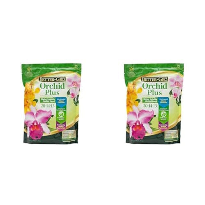 Fertilizer Additives: Orchid Plus 20-14-13 - Urea Free Orchid Fertilizer - Endorsed by American Orchid Society - 16 oz Resealable Bag Fertilizer Amazon Pack of 2 Fertilizer 