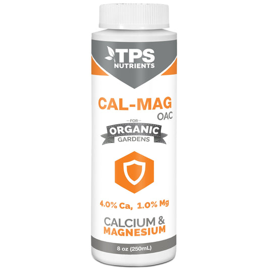 Fertilizer Additives: Organic Cal-Mag OAC Plant Nutrient and Supplement, Plus Iron and Micronutrients by TPS Nutrients, 8 oz (250mL) Fertilizer Amazon 8 Fl Oz (Pack of 1) 