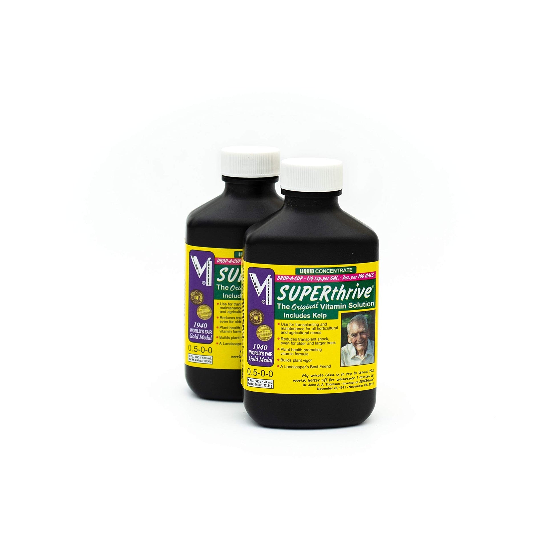 Fertilizer Additives: SUPERthrive Original Vitamin Solution with Kelp for All Plants, 4 oz. (2 Pack) Fertilizer Amazon 