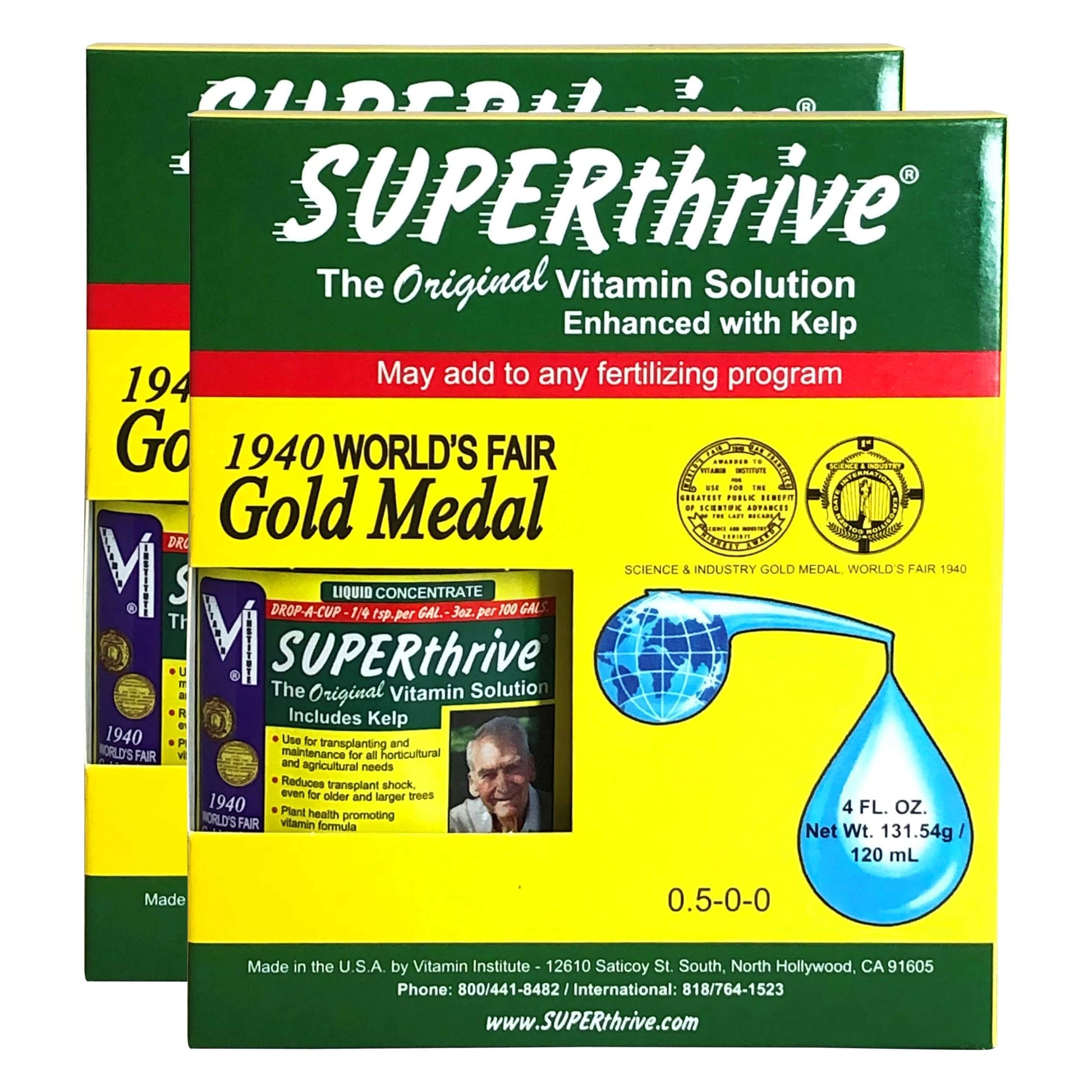 Fertilizer Additives: SUPERthrive Original Vitamin Solution with Kelp for All Plants, 4 oz. (2 Pack) Fertilizer Amazon 4 Oz (2 Pack) 