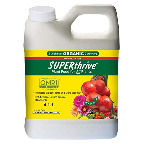 Fertilizer Additives: Vitamin Institute Superthrive Plant Food 4-1-1, 32oz Fertilizer Amazon 1 Quart 