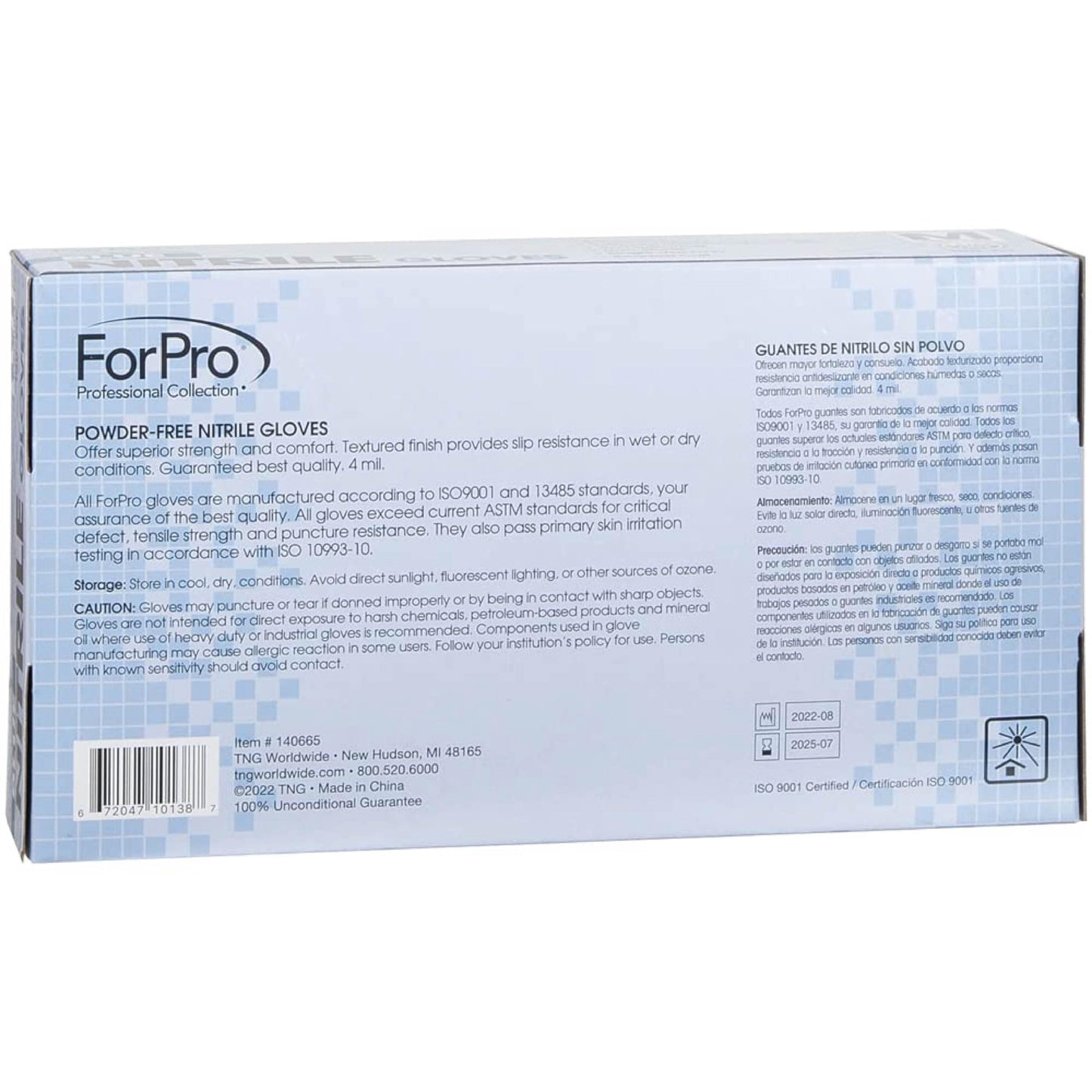 ForPro Professional Collection Disposable Nitrile Gloves, Chemical Resistant, Powder-Free, Latex-Free, Non-Sterile, Food Safe, 4 Mil, Black, Medium, 100-Count Pots Amazon 