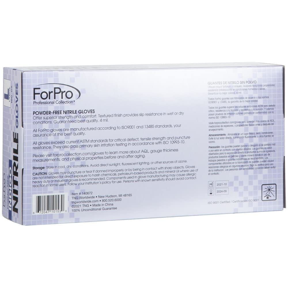 ForPro Professional Collection Disposable Nitrile Gloves, Chemical Resistant, Powder-Free, Latex-Free, Non-Sterile, Food Safe, 4 Mil, Black, Medium, 100-Count Pots Amazon 