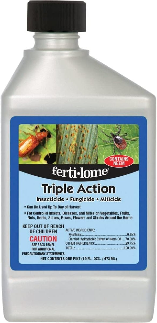 Pest Control: Fertilome Triple Action, 16-Ounce Supplies Amazon 