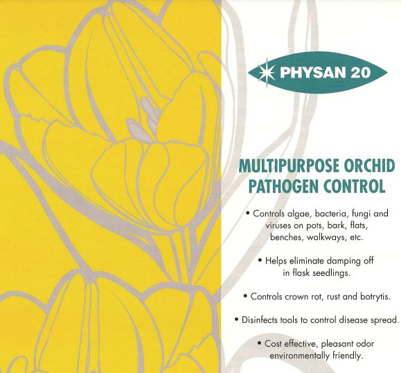 Bactericide Fungicide - Physan 20 Fungicide and Bactericide La Foresta Orchids 